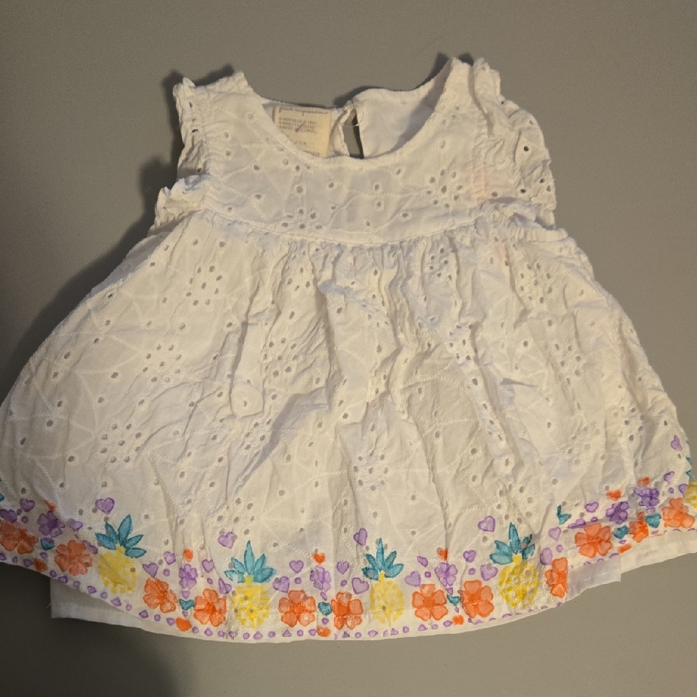 First Impressions White Baby Dress